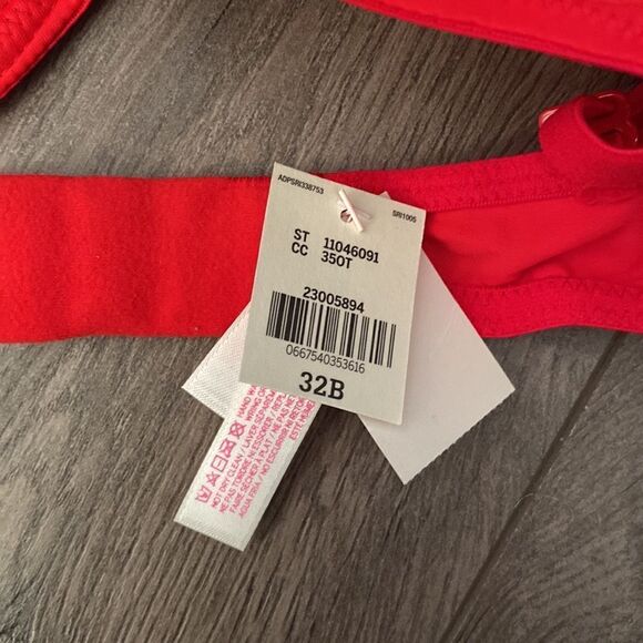VS Pink red Wear Everywhere Lightly Lined underwire bra - Picture 5 of 10